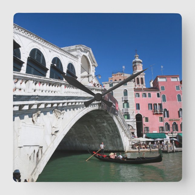 Horloge Carrée Beautiful Venice, Rialto Bridge (Recto)