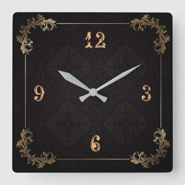 Horloge Carrée Beautiful vintage (Recto)