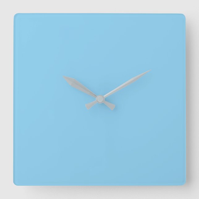 Horloge Carrée Bébé Bleu (Recto)