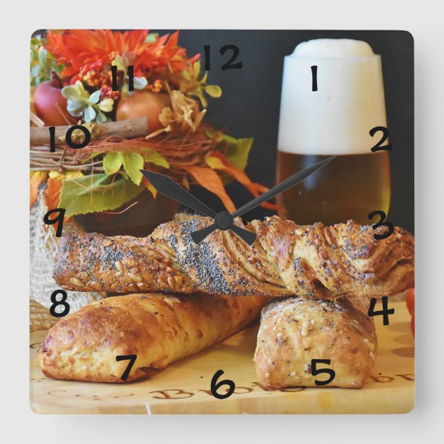 Horloge Carrée Beer Bread (Recto)