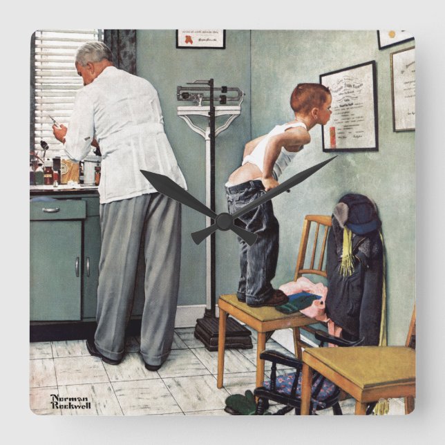 Horloge Carrée Before the Shot or At the Doctor's (Recto)