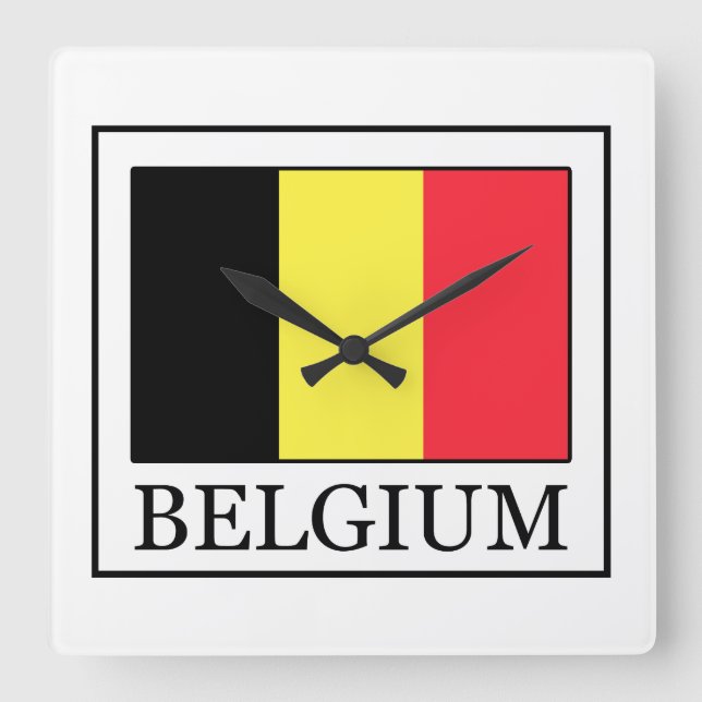 Horloge Carrée Belgique (Recto)