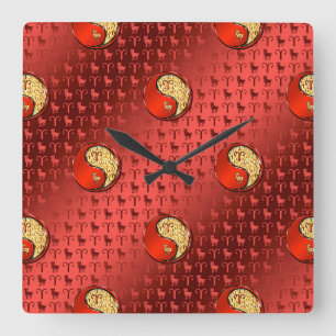Horloge Carrée Bélier