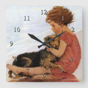 Horloge Carrée Best Friends