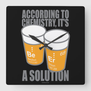 HORLOGE CARRÉE BIÈRE