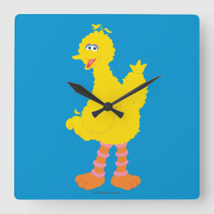 Horloge Carrée Big Bird Graphic
