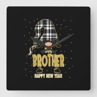 Horloge Carrée Big Brother Bonne Année| Cadeau correspondant