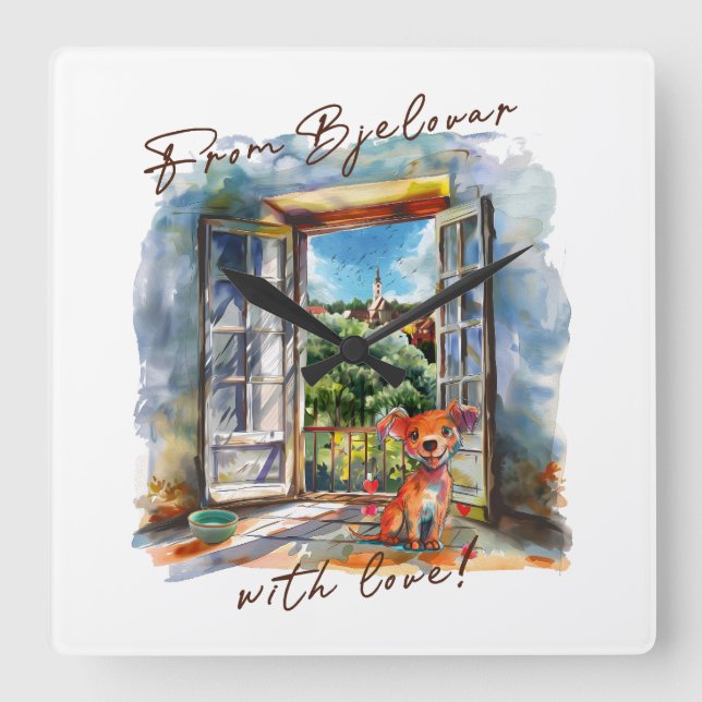 Horloge Carrée Bjelovar (Recto)