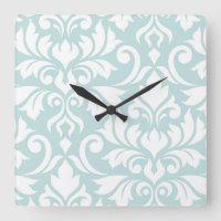 Blanc de l'art I de damassé de Flourish sur le