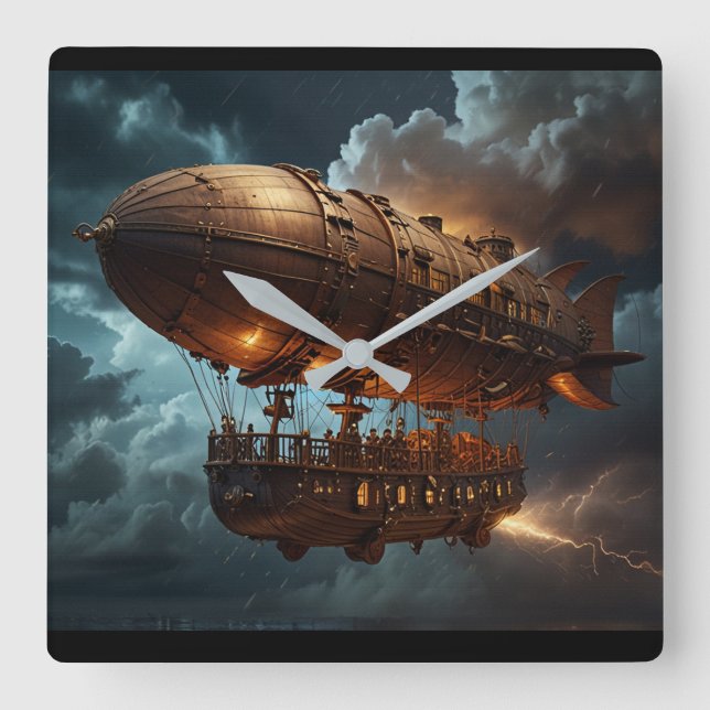 Horloge Carrée Bliner submersible à vapeur (Recto)