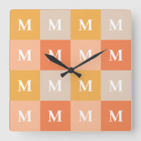 Bloc monogram geometric color