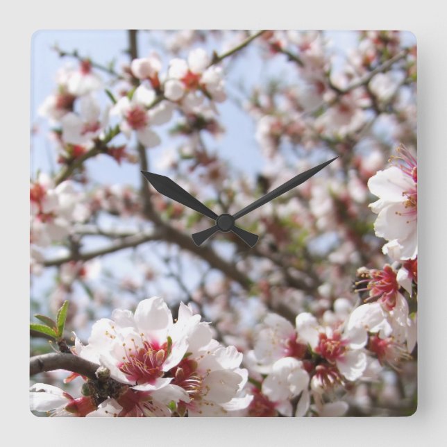 Horloge Carrée Blossom (Recto)