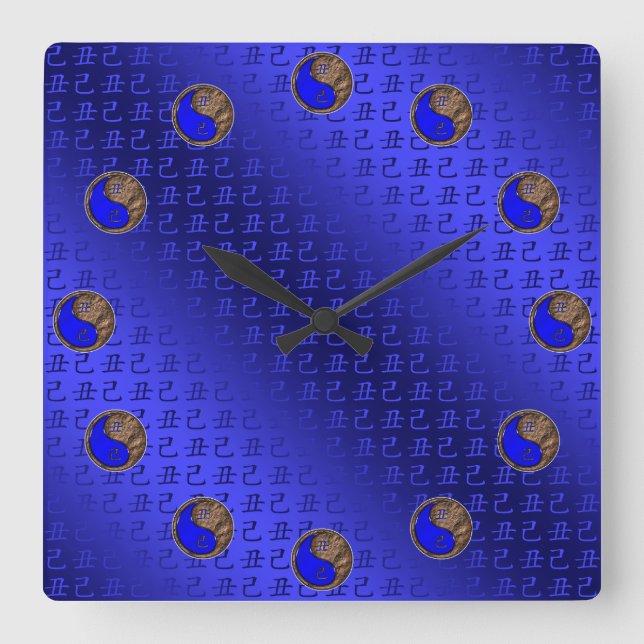 Horloge Carrée Bœuf de Terre (Recto)