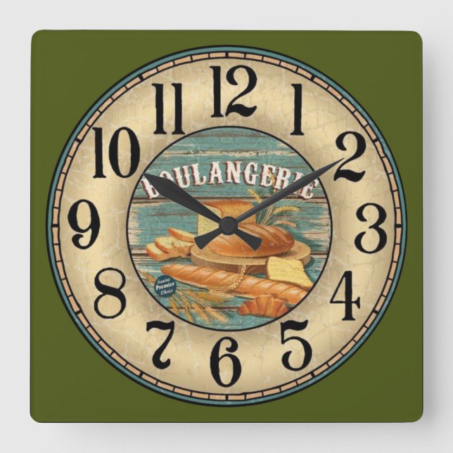 Horloge Carrée Boulangerie bread (Recto)