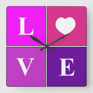 Horloge Carrée Bright and cheery