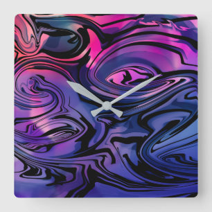 Horloge Carrée Brise d'été