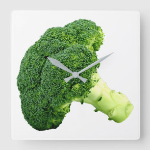 Horloge Carrée Brocoli