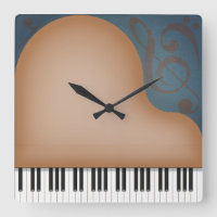 Brown Grand Piano Whimsical Music Lover