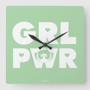 Horloge Carrée Buttercup : Girl power