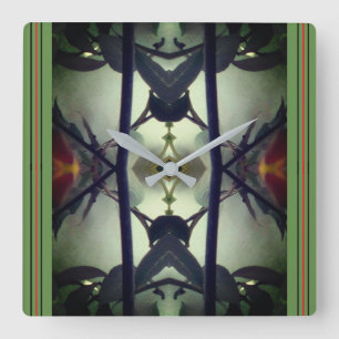 Horloge Carrée Cachet mural de base