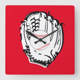 Horloge Carrée Cadeau de base-ball Mit