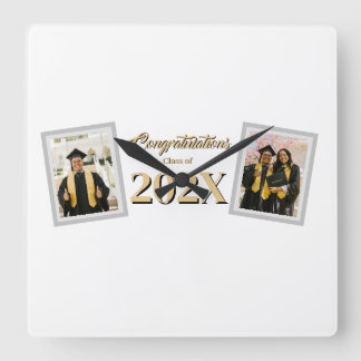 Horloge Carrée Cadeau de photo personnalisable pour la promotion
