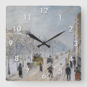 Horloge Carrée Camille Pissarro - Grands Boulevards extérieurs, E