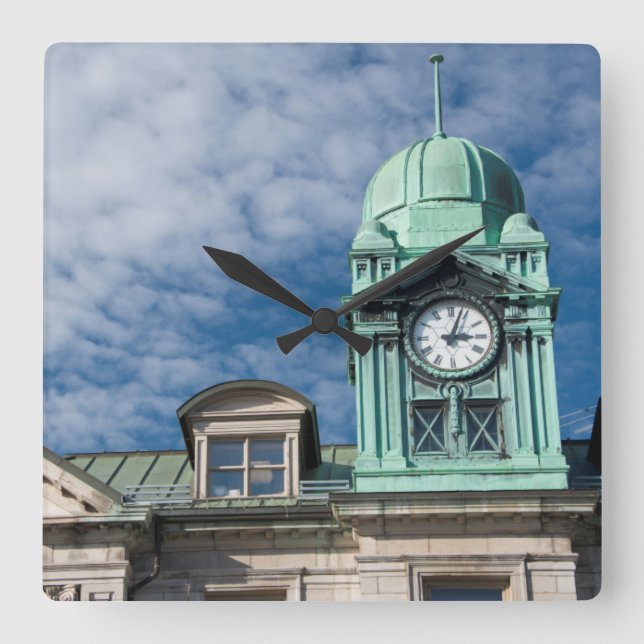 Horloge Carrée Canada, Québec, Québec. Administration portuaire (Recto)