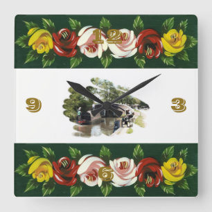 HORLOGE CARRÉE CANAUX