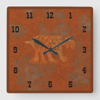 Canyons du sud-ouest Bobcat Petroglyphes style occ