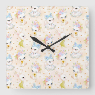 Horloge Carrée Cards de l'Est
