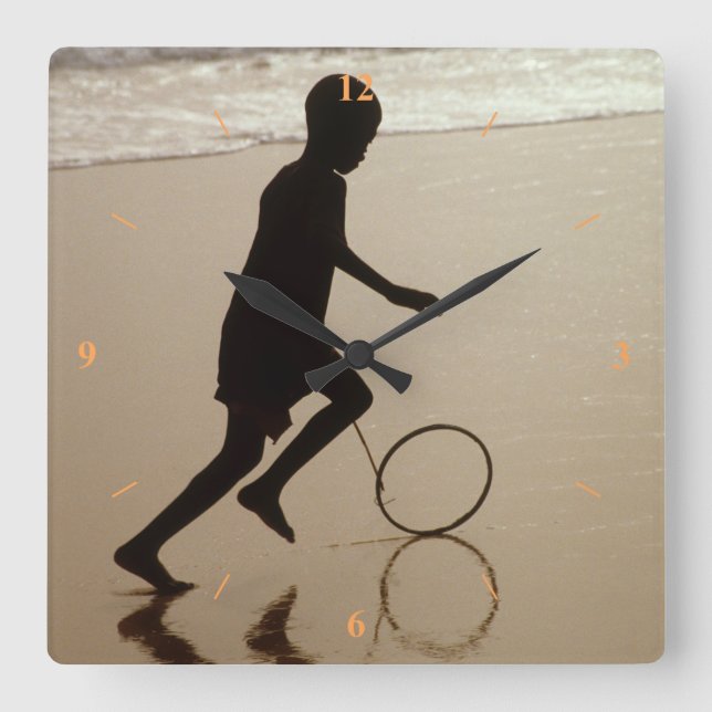 Horloge Carrée Carefree (Recto)