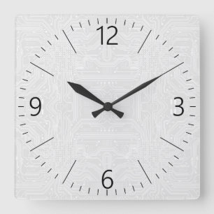 Horloge Carrée Carte de circuit
