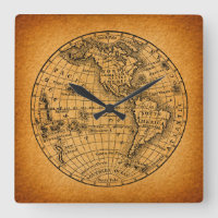 Carte du monde antique Carte du monde Vintage Glob