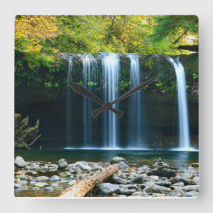 Horloge Carrée Cascade Serene