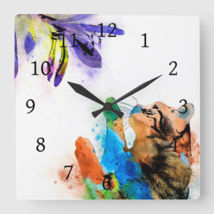 Horloge Carrée Cat 610