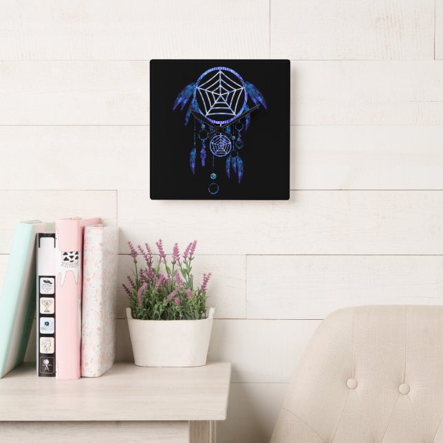 Horloge Carrée Catcher Boho Dream (Salle de lecture)