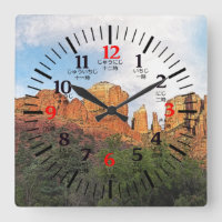 Cathédrale Rock Sedona Arizona en japonais/anglais