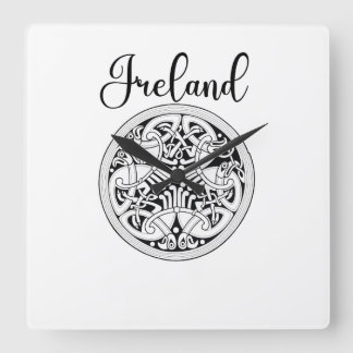 Horloge Carrée Celtic Wall Clock