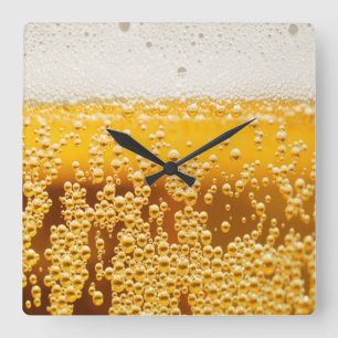 Horloge Carrée C'est bière : 30