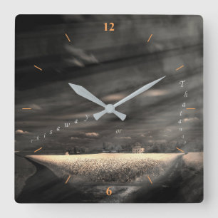 Horloge Carrée C'est la vie