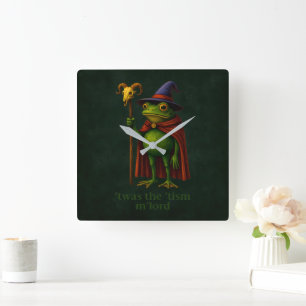 Horloge Carrée C'était Le 'Tisme M'Lord Grenouille Mème Sensibili