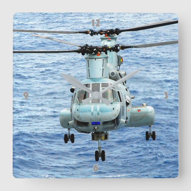 HORLOGE CARRÉE CH-46E SEA KNIGHT (Recto)