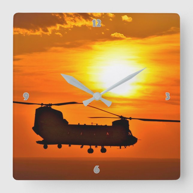 HORLOGE CARRÉE CH-47F CHINOOK (Recto)