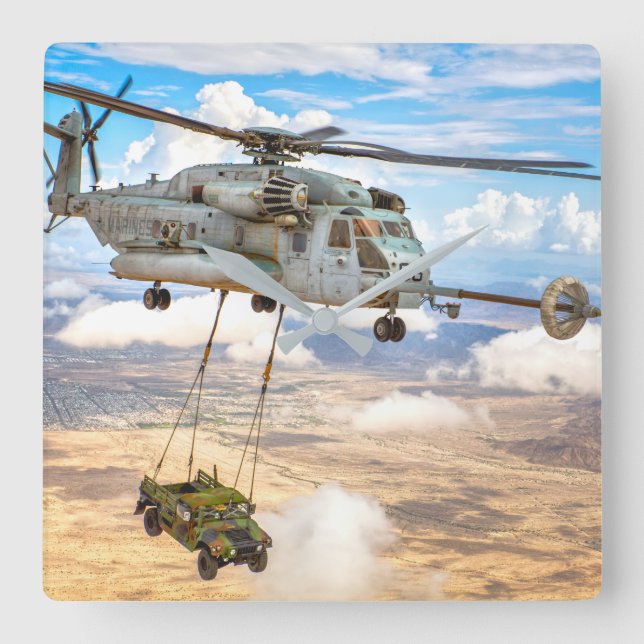 HORLOGE CARRÉE CH-53E SUPER STALLION (Recto)