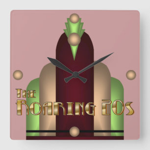 Horloge Carrée Charleston