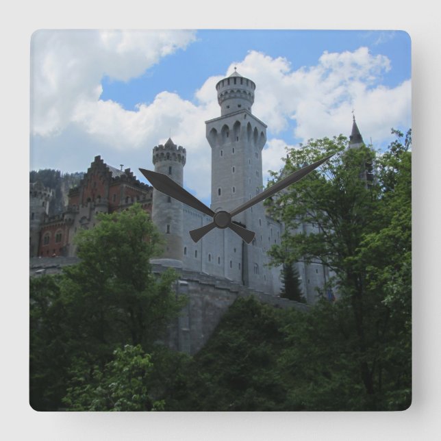 Horloge Carrée Château de Hohenschwangau, Allemagne (Recto)
