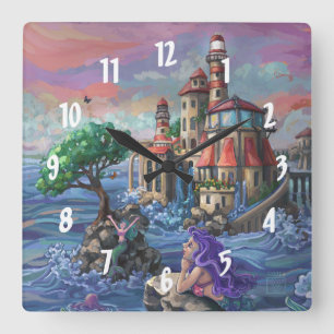 Horloge Carrée Château de Mermaid