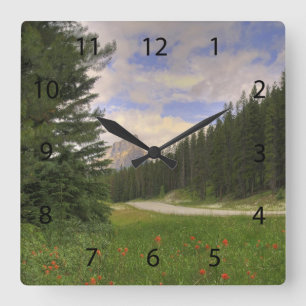 Horloge Carrée Château Mountain Banff