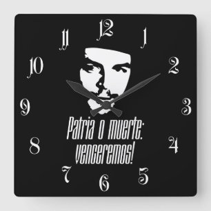 Horloge Carrée Che Guevara